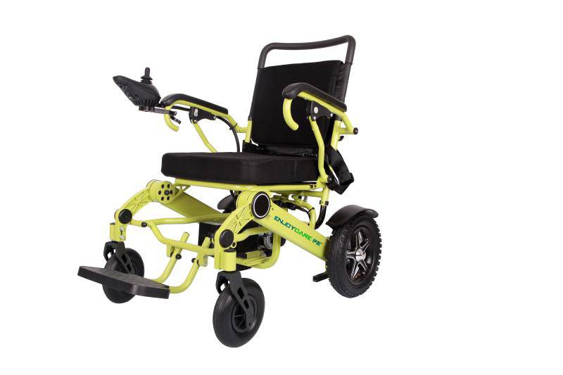 ENJOYCARE EPW601A: Lightweight Folding Electric Wheelchair with Durable Aluminum Frame - COOL BABY