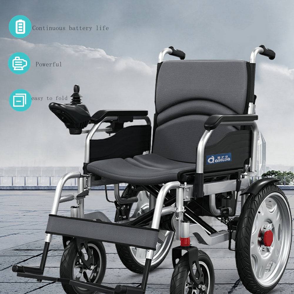 COOLBABY DDLY05: Lightweight & Portable Electric Wheelchair with 360° Joystick for Elderly and Disabled. - COOL BABY