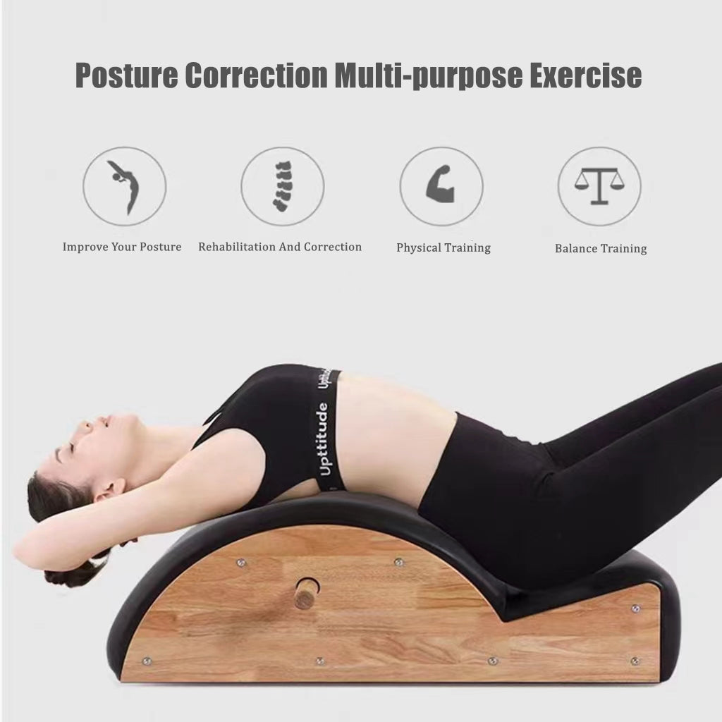 Moficno: Pilates Wooden Spine Corrector Spine Reliever
