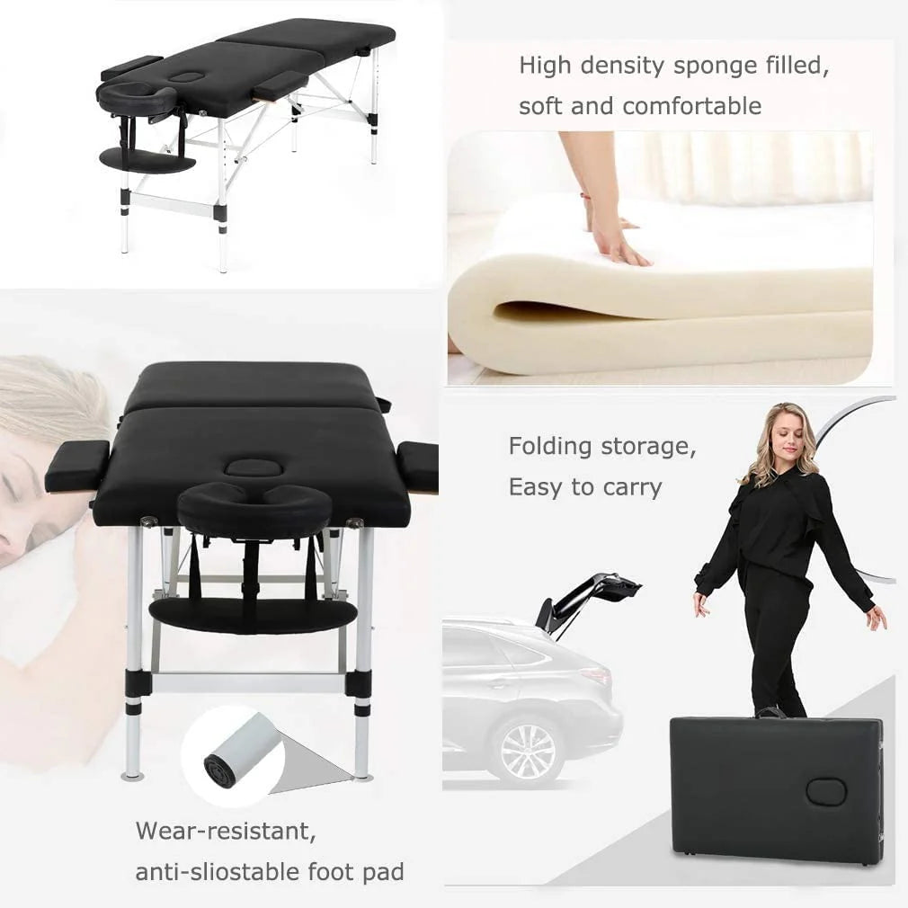 MOFICNO KYBJ-302 Portable Fitness Massage Table - Professional Adjustable Folding Bed for Ultimate Relaxation