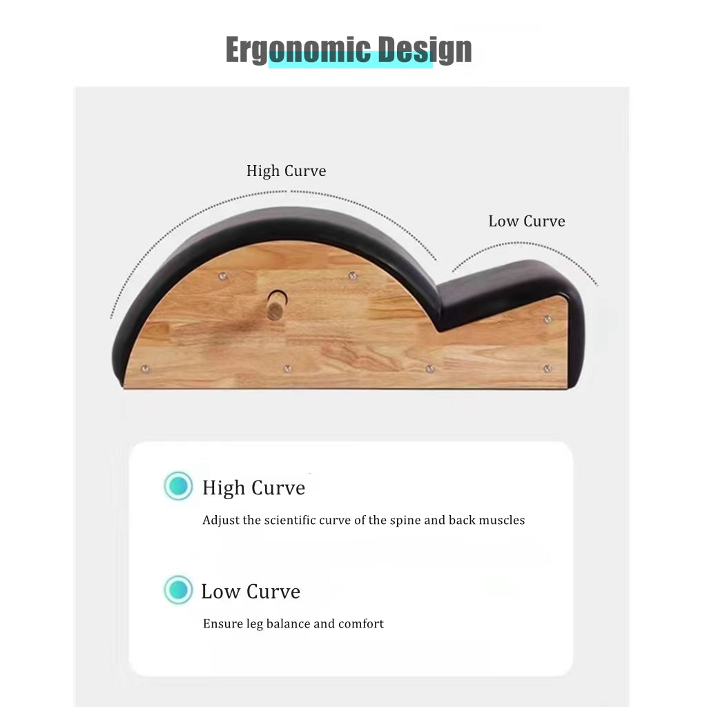 Moficno: Pilates Wooden Spine Corrector Spine Reliever