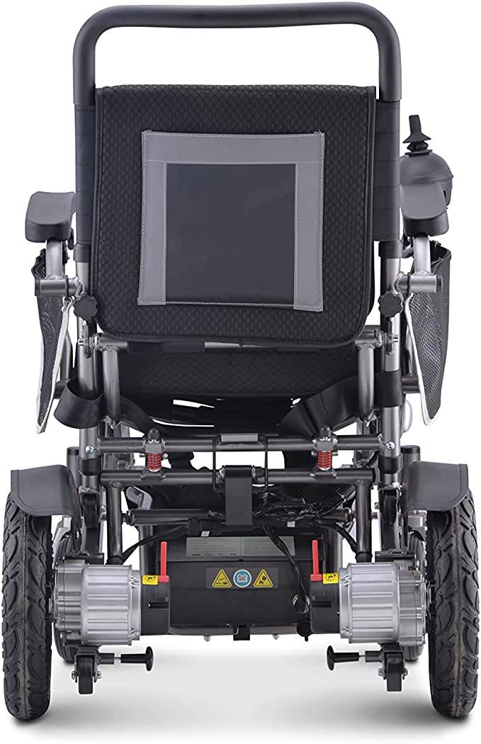 COOLBABY YL-9000: Portable Aluminum Electric Wheelchair with Remote Folding for Elderly and Disabled Users - COOL BABY