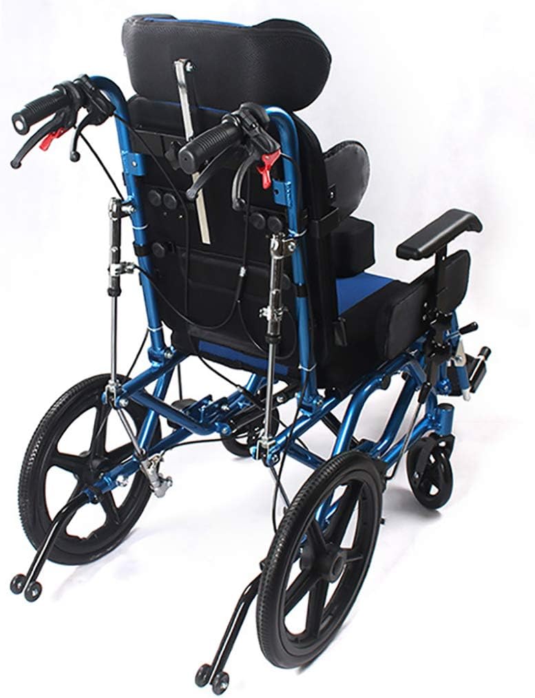 Moficno Manual Wheelchair with High-Strength Iron Frame and Adjustable Features