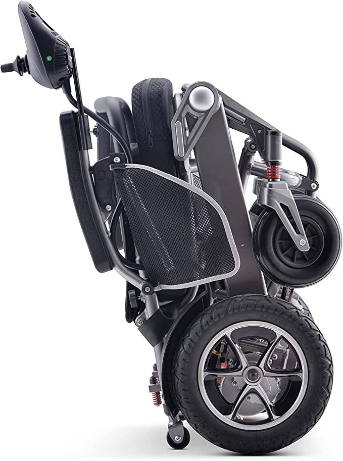 COOLBABY YL-9000: Portable Aluminum Electric Wheelchair with Remote Folding for Elderly and Disabled Users - COOL BABY