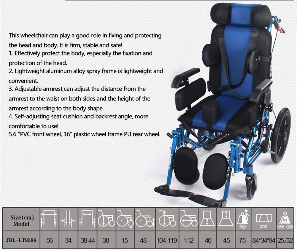 Moficno Manual Wheelchair with High-Strength Iron Frame and Adjustable Features
