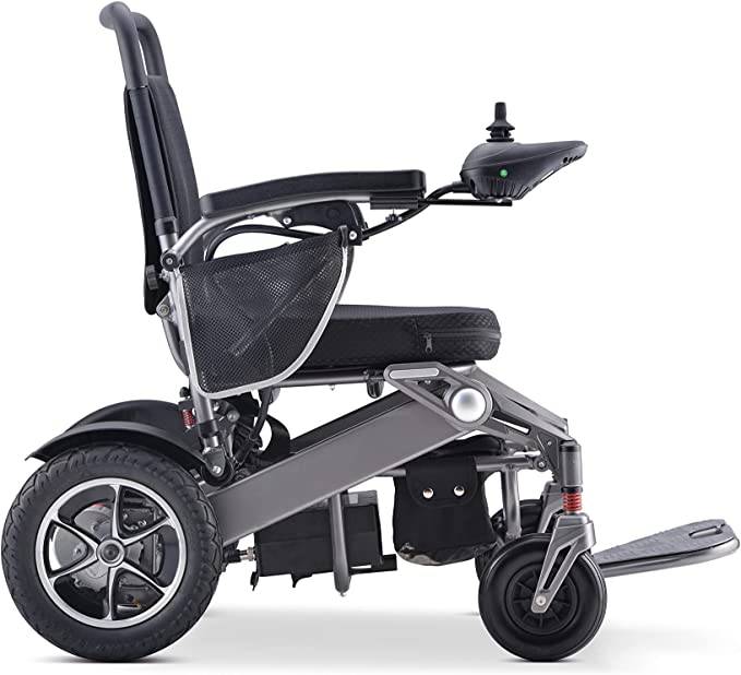 COOLBABY YL-9000: Portable Aluminum Electric Wheelchair with Remote Folding for Elderly and Disabled Users - COOL BABY