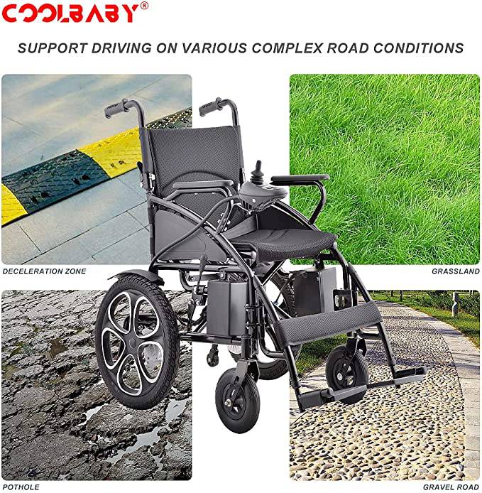 COOLBABY DDLY03 Portable Electric Wheelchair - COOL BABY