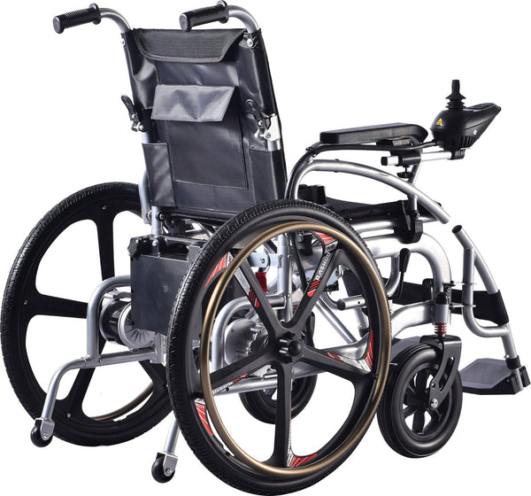 COOLBABY ZZR-E310D: Portable 24-Inch Electric Wheelchair for Adults and the Elderly - COOL BABY