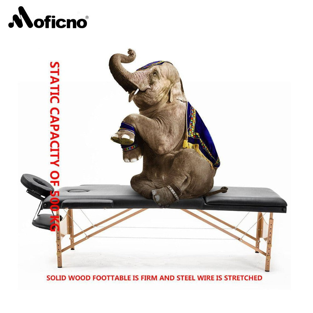 MOFICNO Portable Fitness Massage Table - Professional Adjustable Folding Bed for Ultimate Relaxation Time