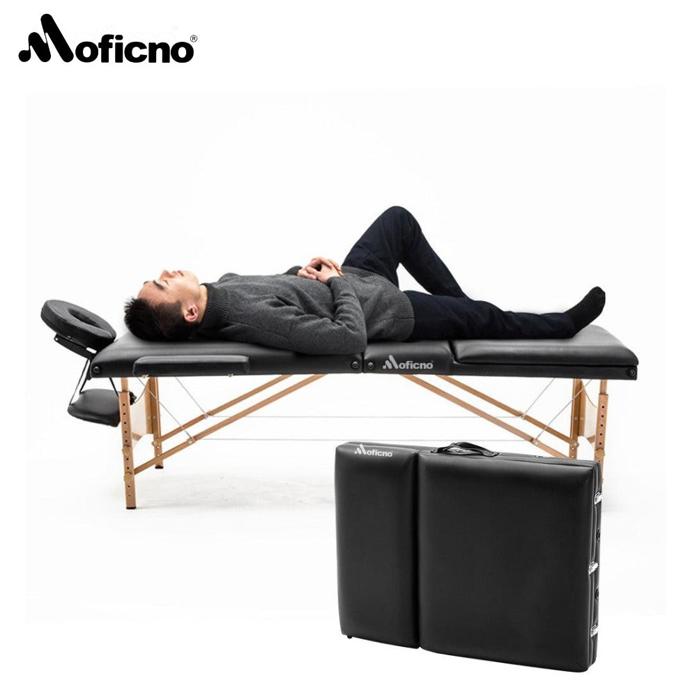 MOFICNO Portable Fitness Massage Table - Professional Adjustable Folding Bed for Ultimate Relaxation Time
