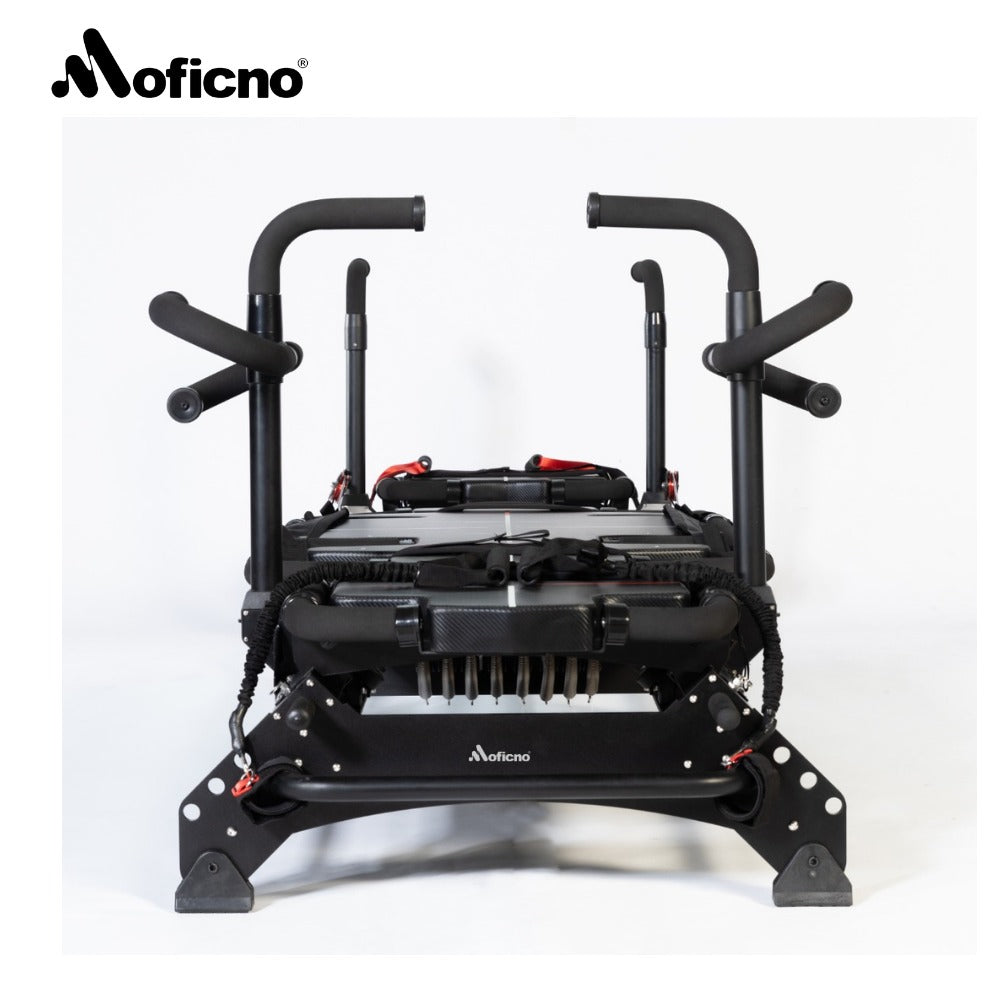 Moficno Megaformer Pilates Machine — Full-Body Adjustable Core Trainer with Resistance Springs, Aluminium Alloy Frame & Ergonomic Handles for Home or Studio Use