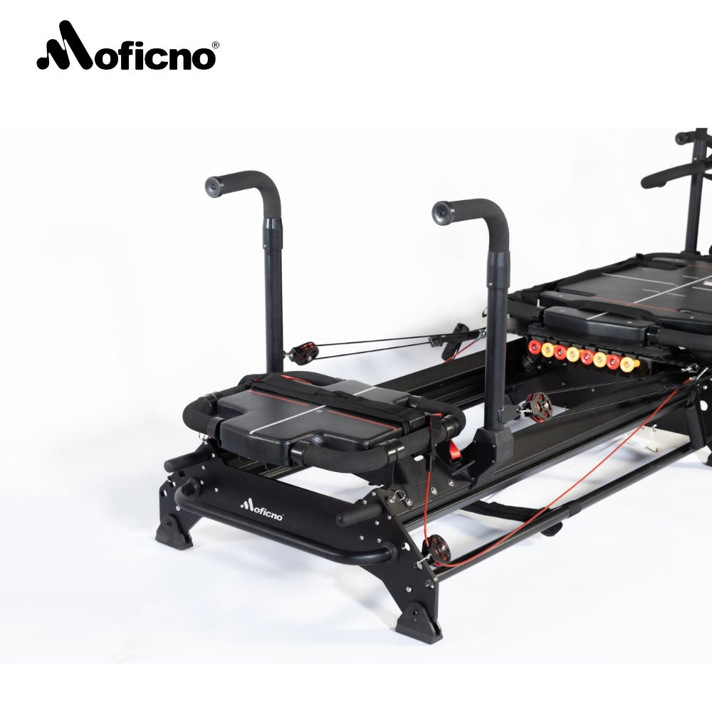 Moficno Megaformer Pilates Machine — Full-Body Adjustable Core Trainer with Resistance Springs, Aluminium Alloy Frame & Ergonomic Handles for Home or Studio Use