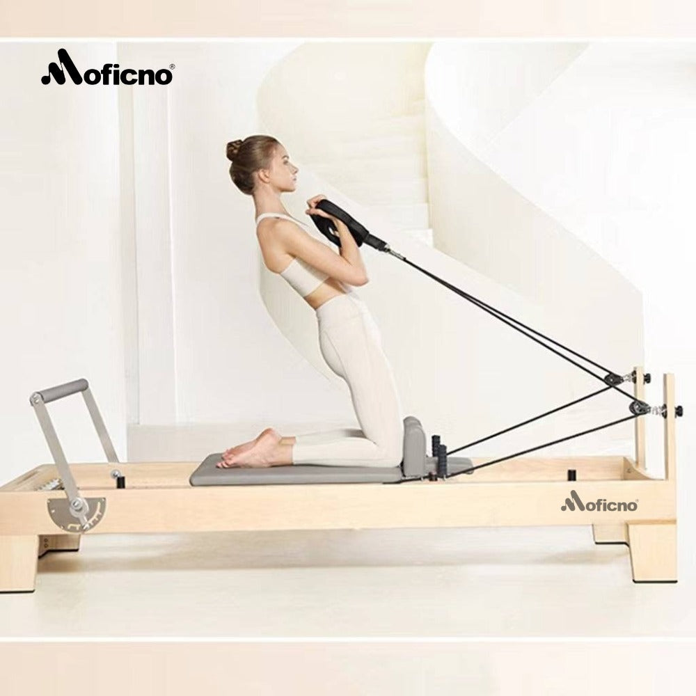 MOFICNO SSZ-PLT Premium Adjustable Yoga Bed with Oak Construction for Versatile Fitness