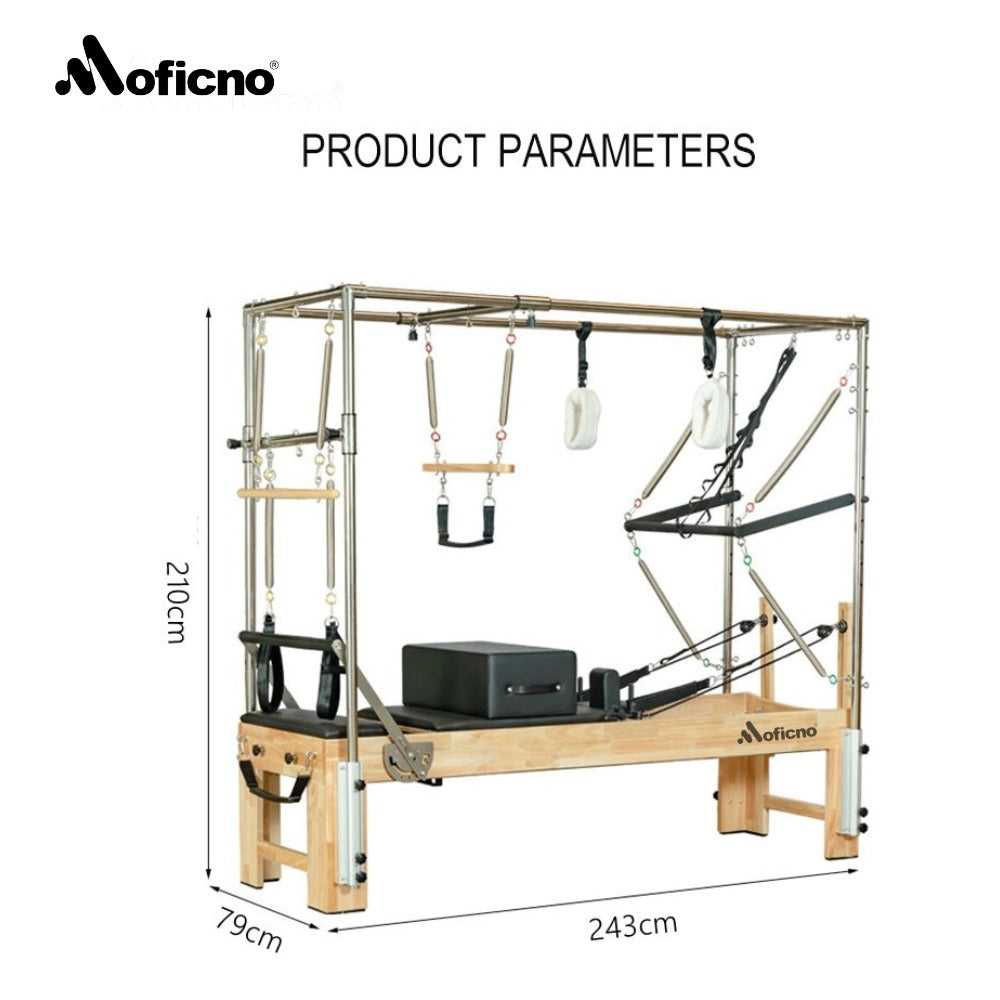 MOFICNO SSZ-GJC03 Home And Gym Exercise Equipment 3 in 1 Pilates Fitness Bed