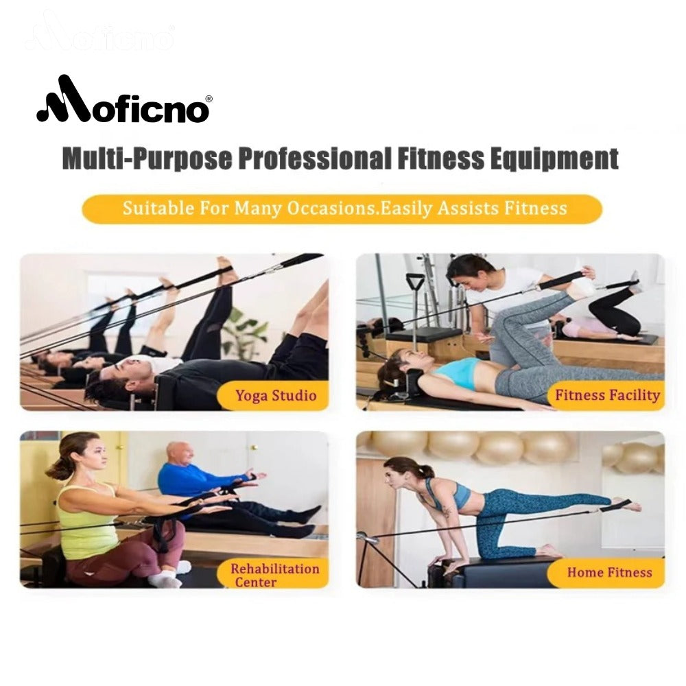 MOFICNO SSZ-PLT03 Pilates Reformer Folding Pilates Solid Wood Core Bed