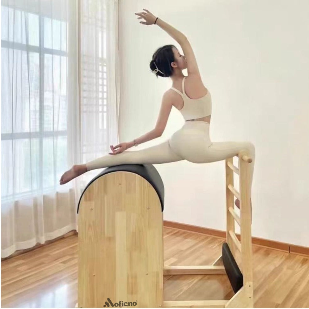 MOFICNO SSZ-TT1  Pilates Reformer Solid Wood Ladder Barrel Yoga Body Shaping