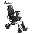 Moficno 16kg Light Weight Folding Electric Wheelchair Portable Aluminum Powerchairs Dual Controller Wheelchair Electric